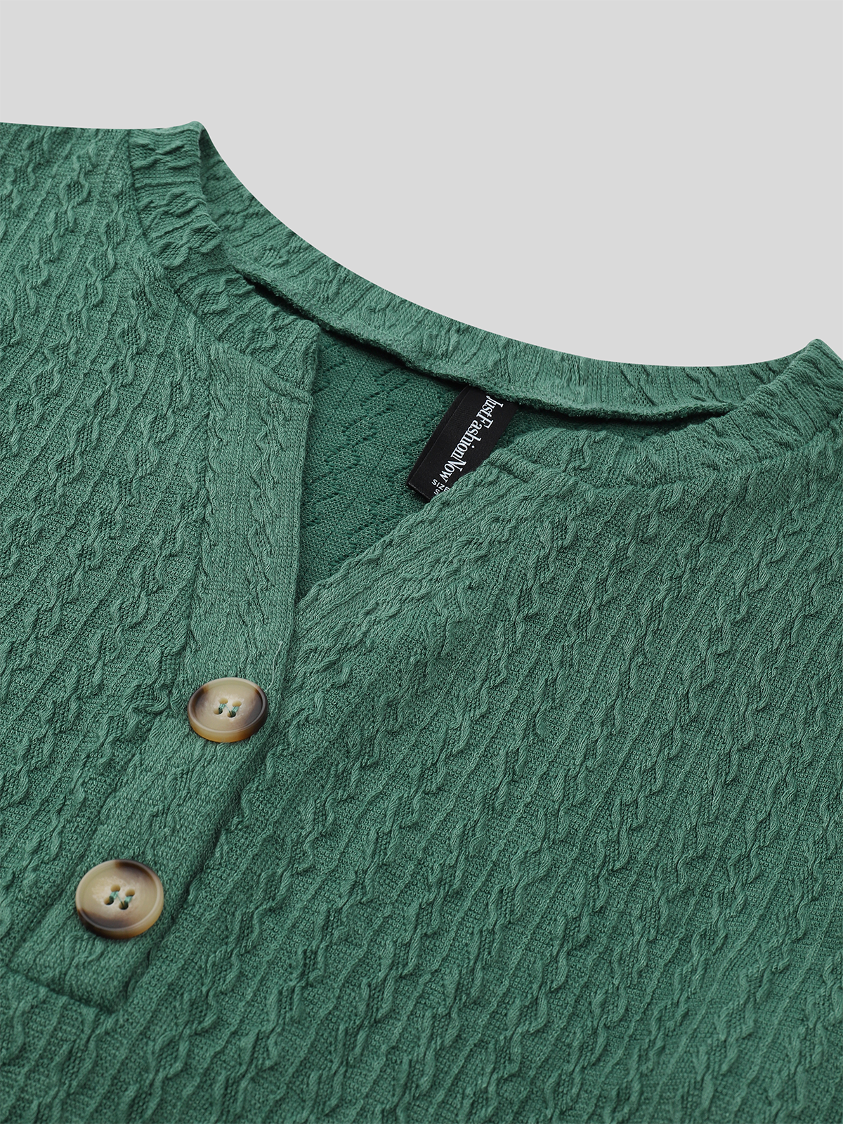 Loose Plain Notched Casual T-Shirt