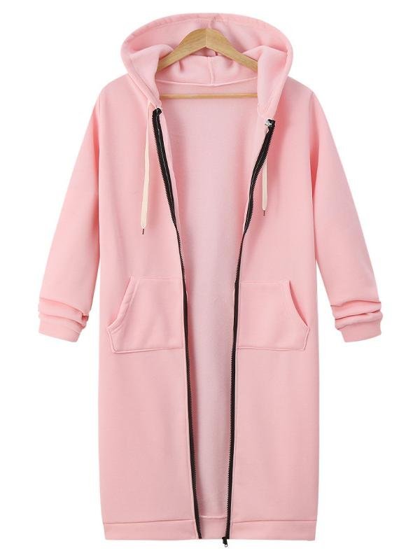 Cotton Casual Hoodie Coat