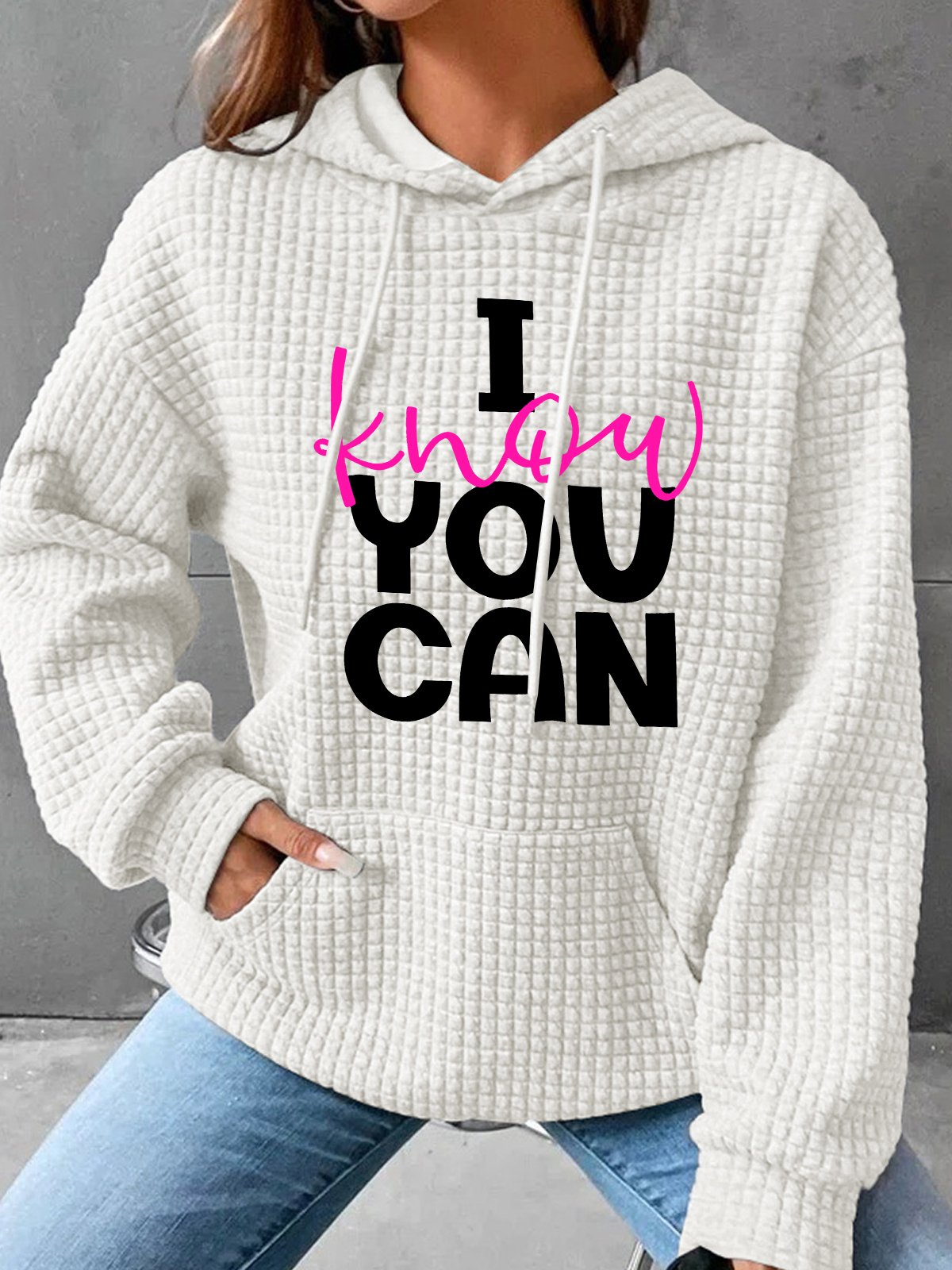 Women Text Letters Hoodie Long Sleeve Casual Daily Spring/Fall Hoodie