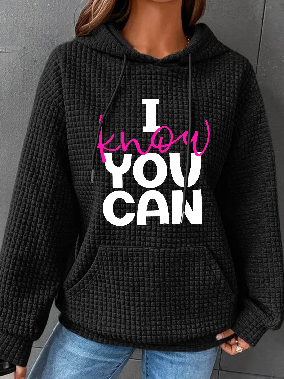 Women Text Letters Hoodie Long Sleeve Casual Daily Spring/Fall Hoodie
