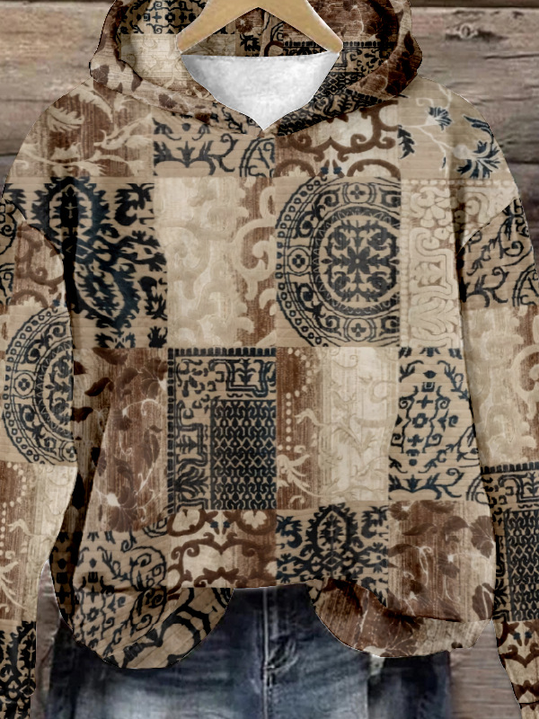 Casual Ethnic Loose Sweatshirt
