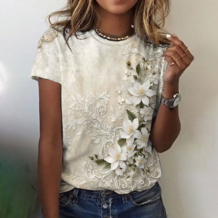 Crew Neck Casual Regular Fit T-Shirt