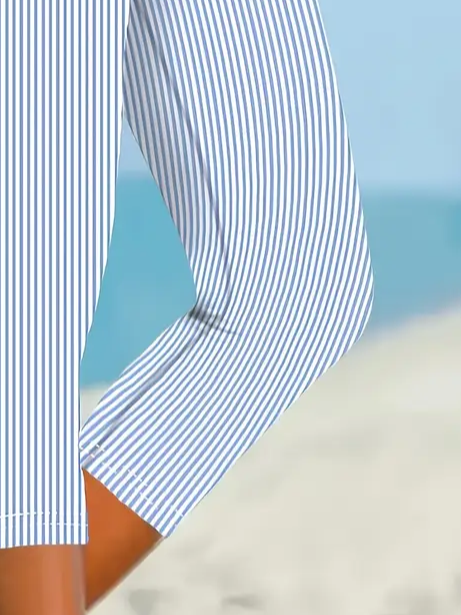 Women's Striped Spring Print Casual Leggings