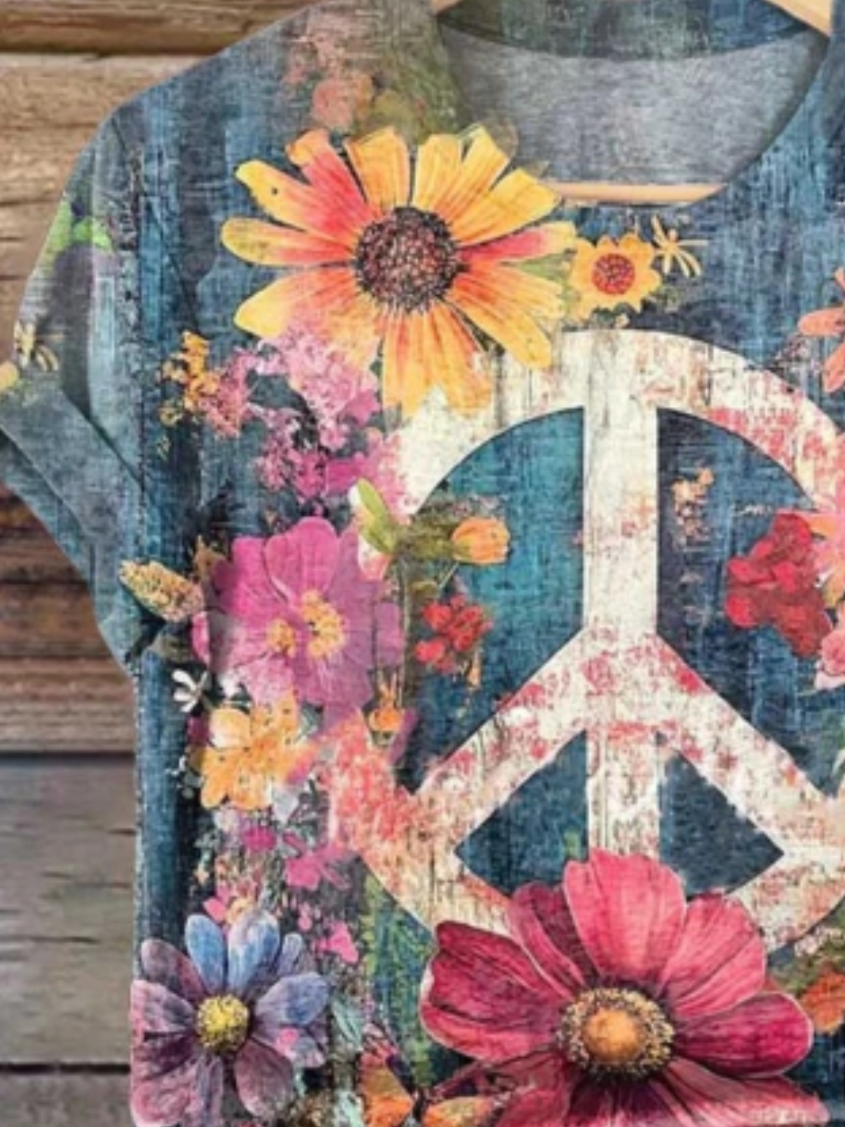 Floral Regular Fit Casual T-Shirt