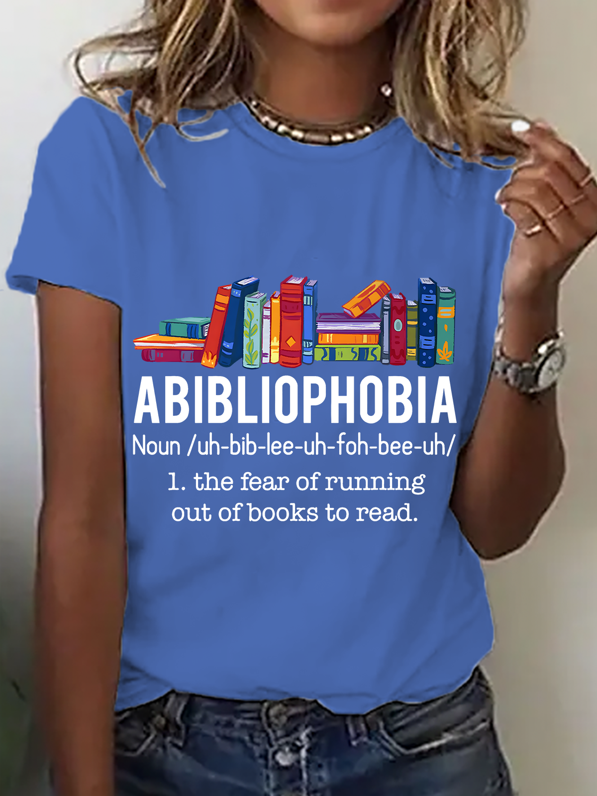 Women Text Letters Crew Neck Cotton Short Sleeve Casual Daily Summer T-shirt