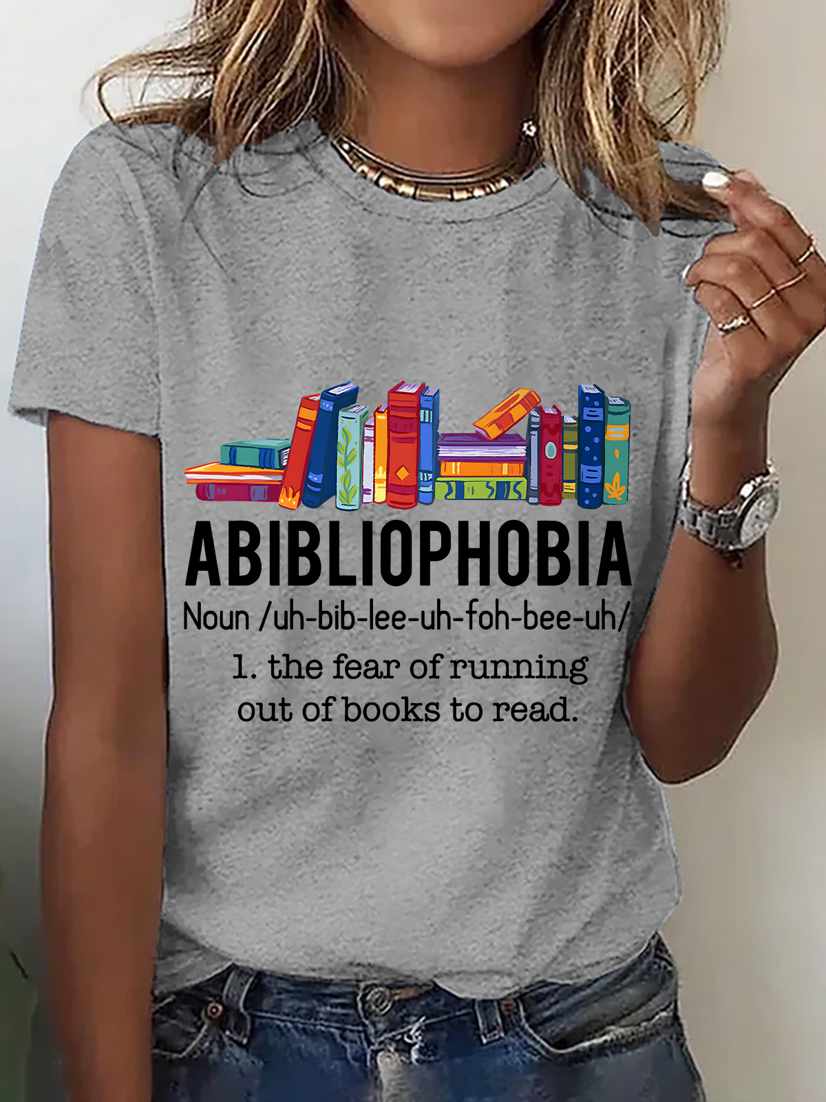 Women Text Letters Crew Neck Cotton Short Sleeve Casual Daily Summer T-shirt