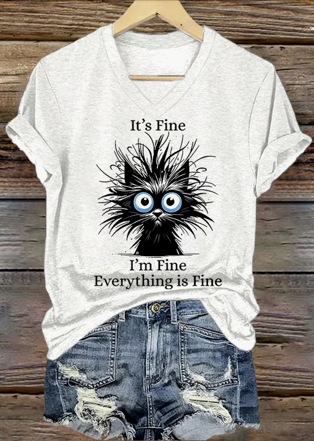 Casual Crew Neck Regular Fit Cotton T-Shirt