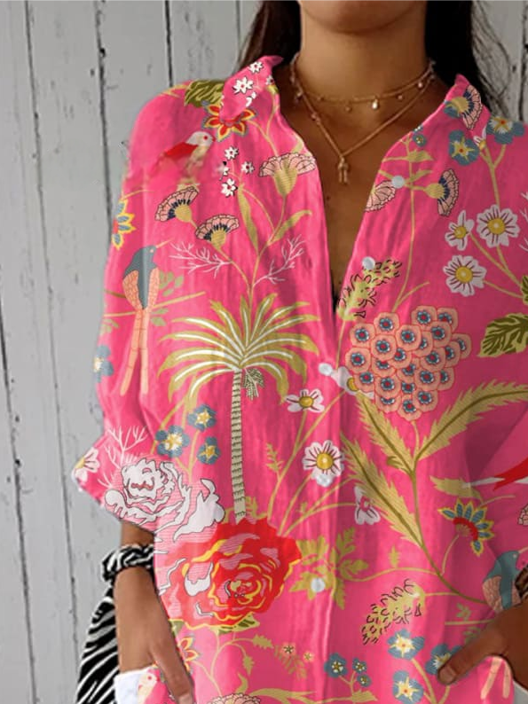 Loose Casual Shirt Collar Shirt