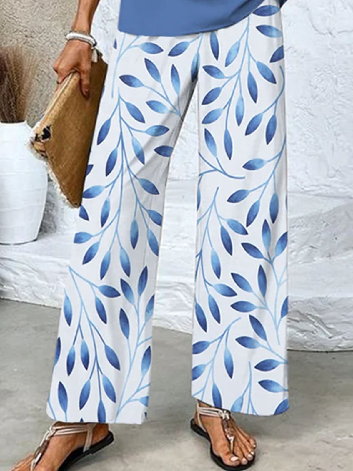 Vacation Regular Fit Two-Piece Set With No