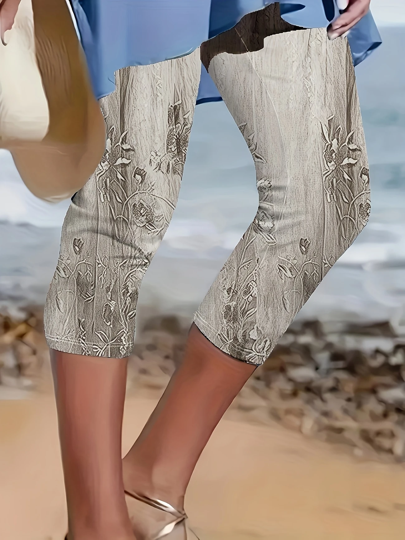 Women's Floral Print Casual Leggings