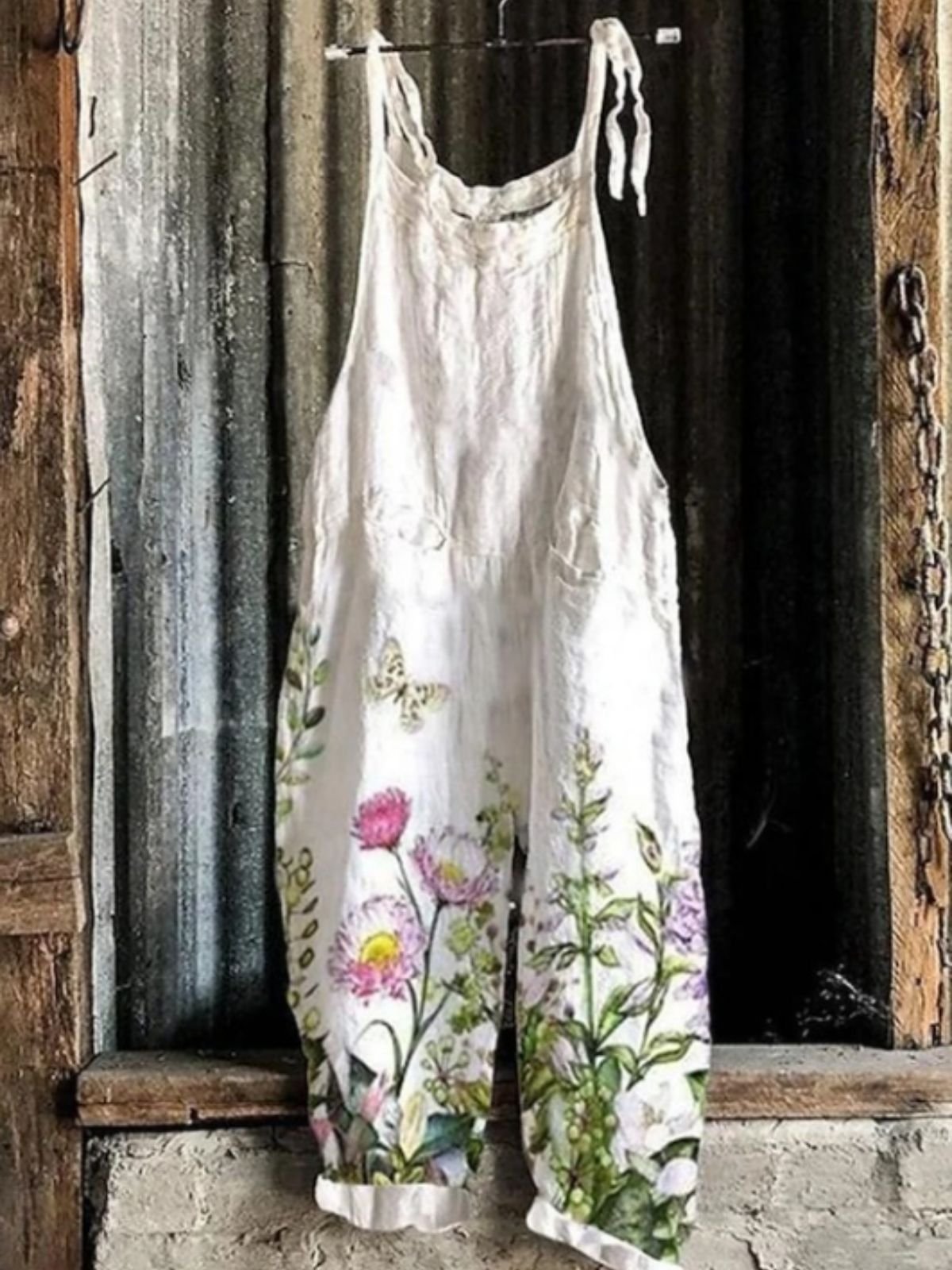 Casual Floral Jumpsuit