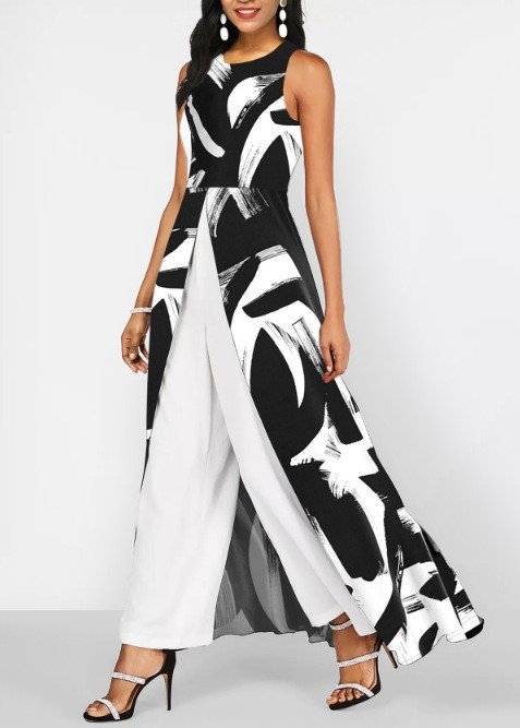 Women's Bodycon Tank Crew Neck Daily Going Out Casual Plain Summer Ankle Pants Jumpsuit Romper