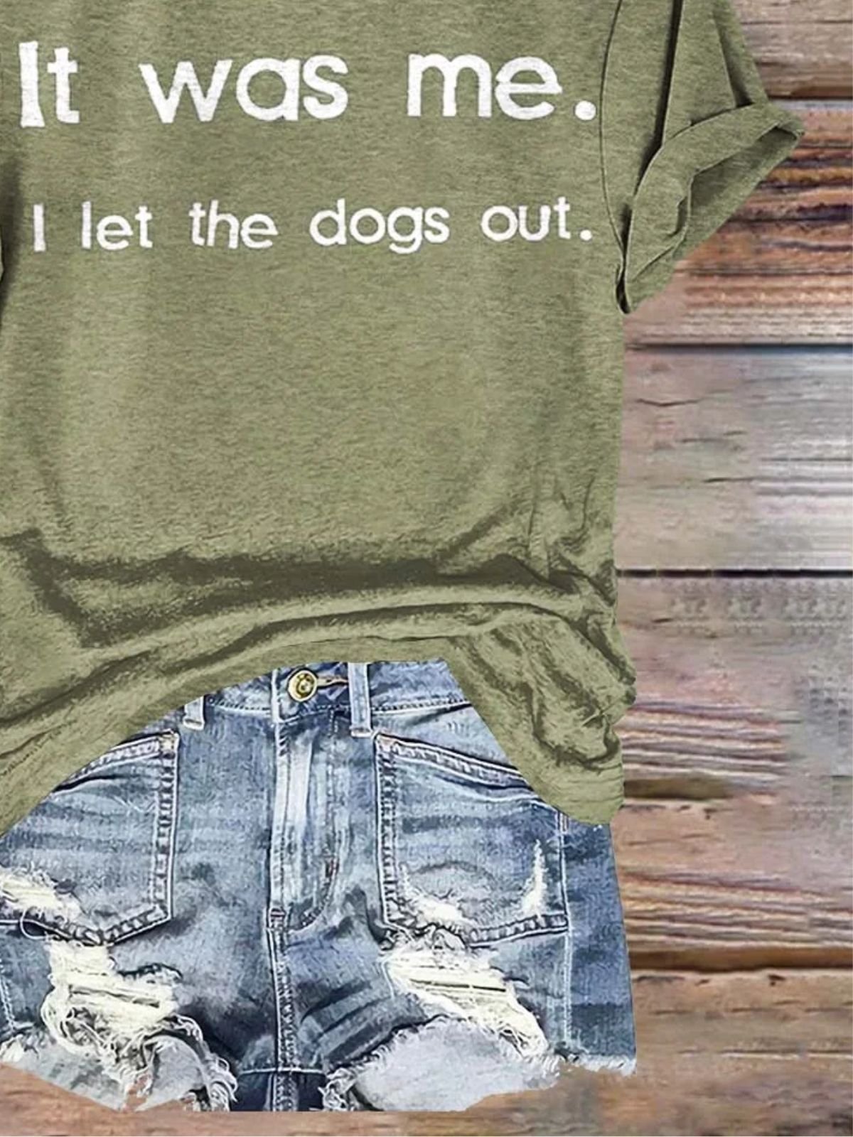 Regular Fit Text Letters Cotton Casual T-Shirt