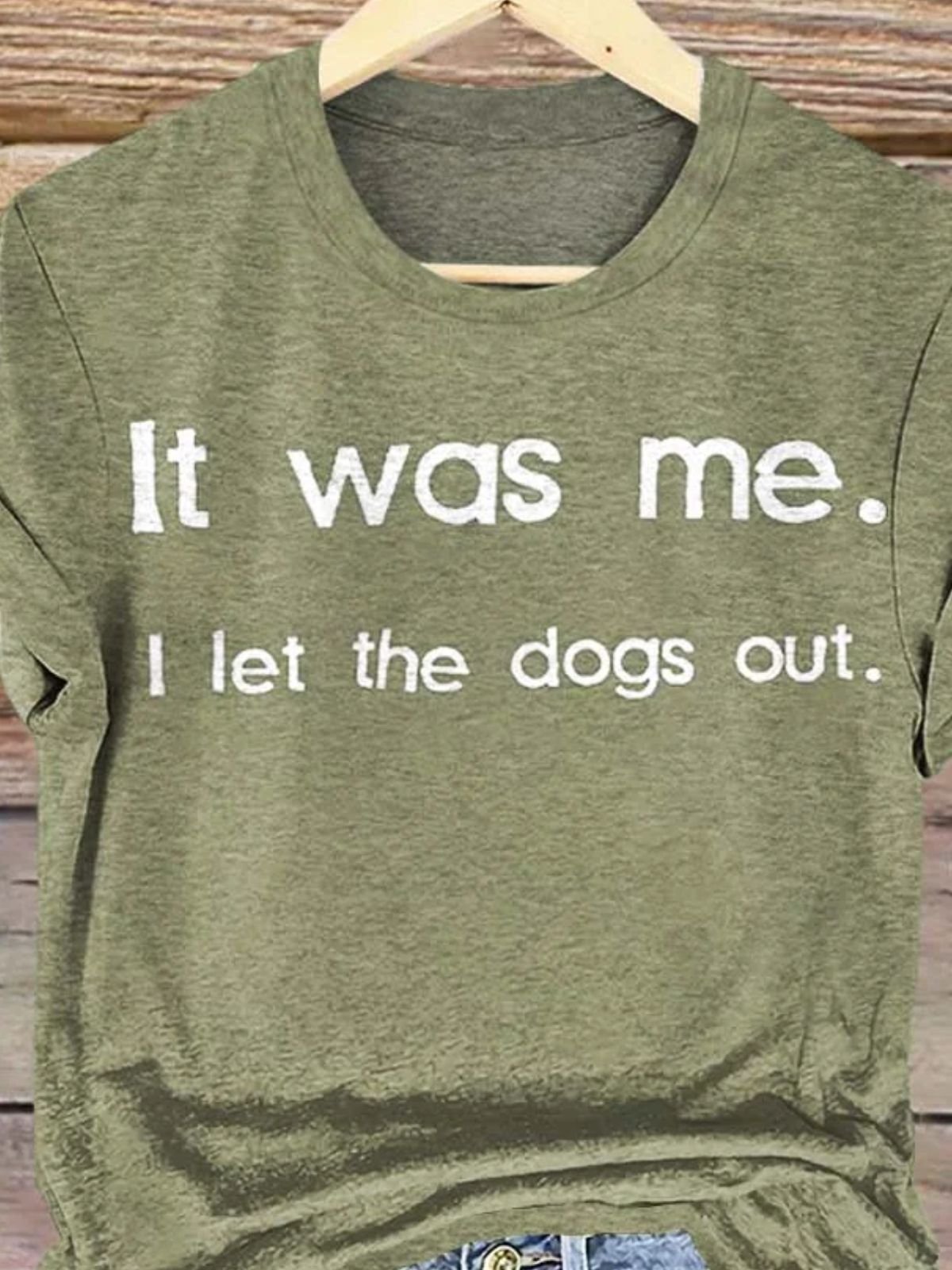 Regular Fit Text Letters Cotton Casual T-Shirt