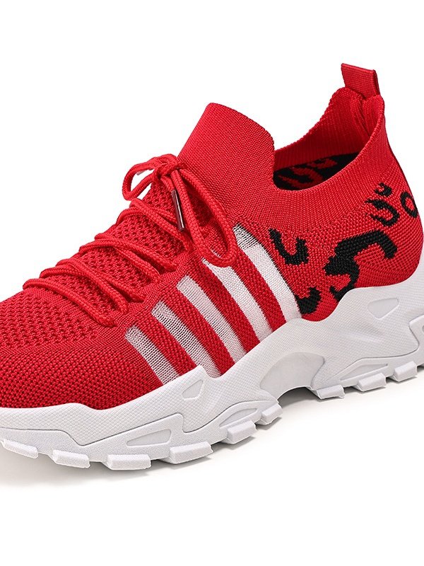 New Cross-border Women's Shoes Breathable Flying Woven Sports Shoes Retro Korean Casual Sports Shoes