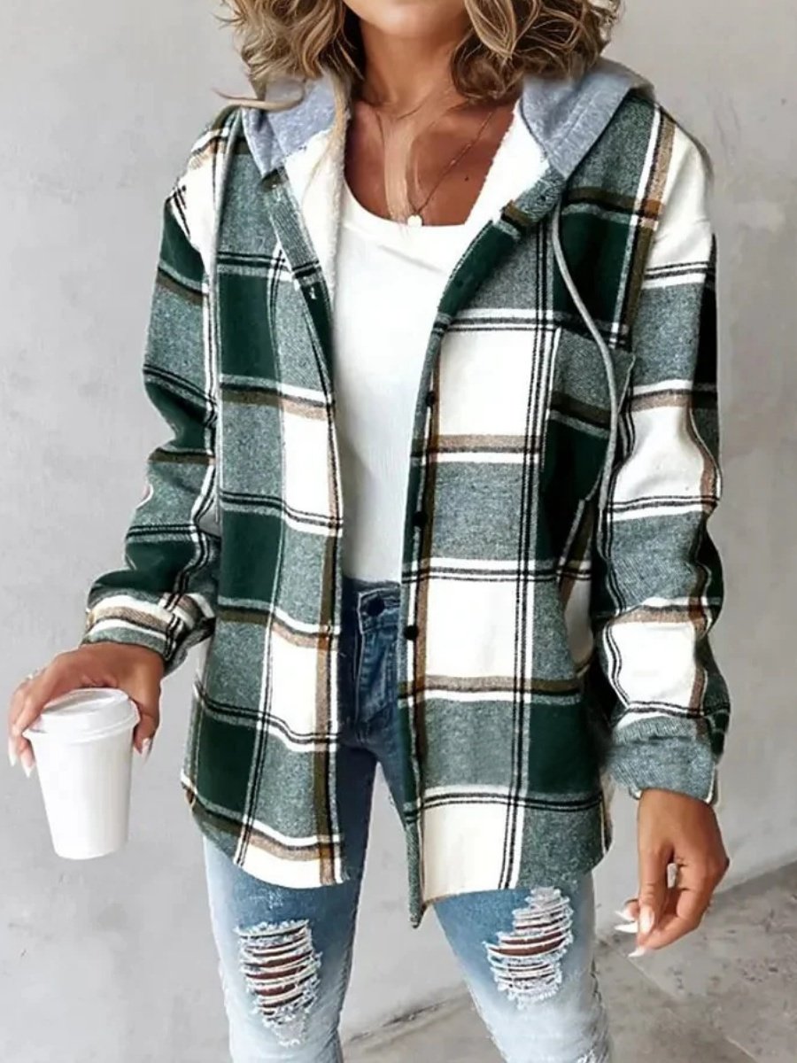 Women Striped Stand Collar Bomber Jacket Long Sleeve Vintage Printing Spring/Fall Daily Jacket Outerwear