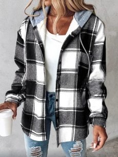 Women Striped Stand Collar Bomber Jacket Long Sleeve Vintage Printing Spring/Fall Daily Jacket Outerwear