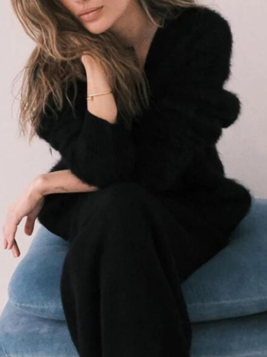 Women Plain V Neck Long Sleeve Vintage Split Joint Spring/Fall Daily Kimono Outerwear