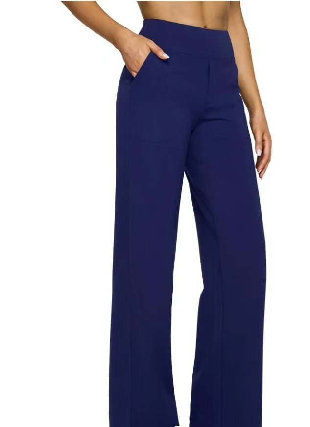 Women Plain Casual Pant Daily Spring/Fall Straight Pants