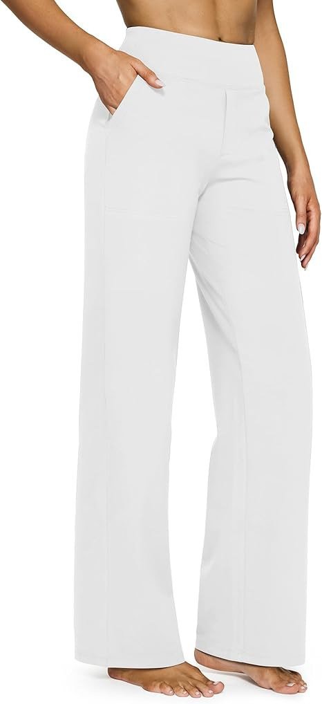 Women Plain Casual Pant Daily Spring/Fall Straight Pants