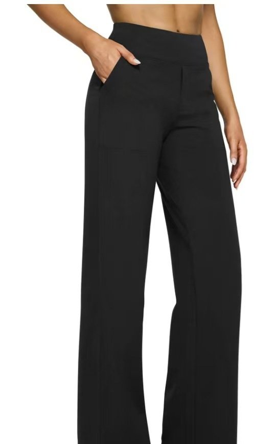 Women Plain Casual Pant Daily Spring/Fall Straight Pants
