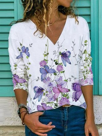 Cotton Casual Regular Fit Long Sleeve Tops