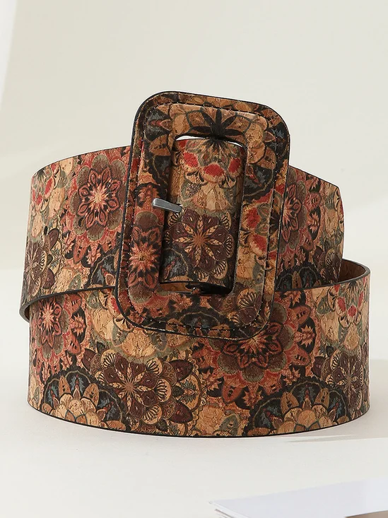 Vintage Floral Ethnic Belt