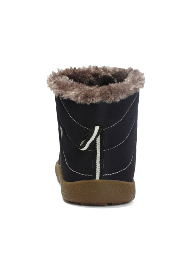 Casual Plain Warm Snow Boots