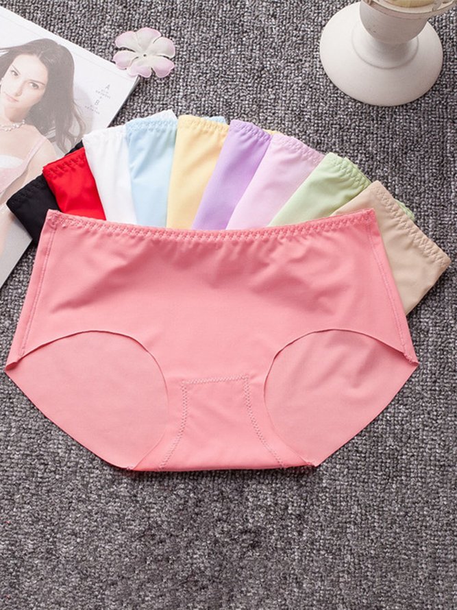 Seamless Mid-waist Underwear