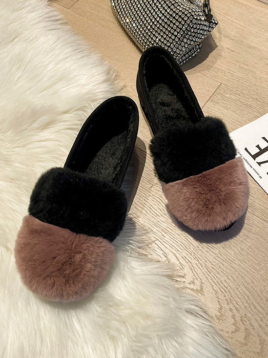 Fleece Winter Loafers