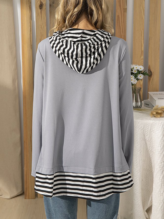 Hoodie Long Sleeve Shirts Hoodies Clothing Long Sleeve CottonBlend