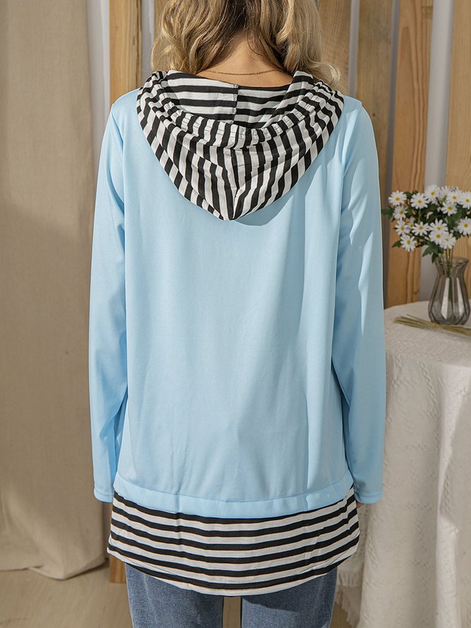 Hoodie Long Sleeve Shirts Hoodies Clothing Long Sleeve CottonBlend