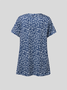 Women's Casual Loose Knitted V Neck T-Shirt