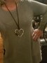 Women Heart Necklace Heart