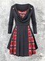 Vintage Long Sleeve Weaving Dress