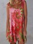Sleeveless Ombre/tie-Dye Cotton Dresses