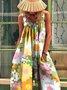 Casual floral comfortable all-match jumpsuits
