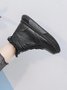 Casual Velcro Plus Velvet Platform Boots