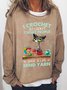 I Crochet So I Don't Choke People Women Simple Sweatshirt