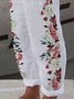 Floral Casual Regular Fit Fashion Pants
