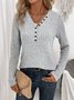 Casual Loose Buttoned Shirt