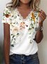 Lace Casual Jersey Floral T-Shirt