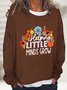 Helping Little Minds Grow Gift For Teacher Casual Sweatshirt