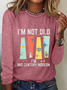 I'm Not Old I'm Mid Century Modern Casual Long Sleeve Shirt