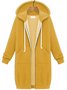 Cotton Casual Hoodie Coat