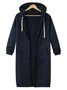 Cotton Casual Hoodie Coat