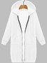 Cotton Casual Hoodie Coat