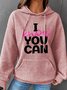 Women Text Letters Hoodie Long Sleeve Casual Daily Spring/Fall Hoodie