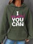 Women Text Letters Hoodie Long Sleeve Casual Daily Spring/Fall Hoodie