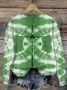 Women's Shamrock St. Patrick's Day Casual Crew Neck Loose Sweatshirt